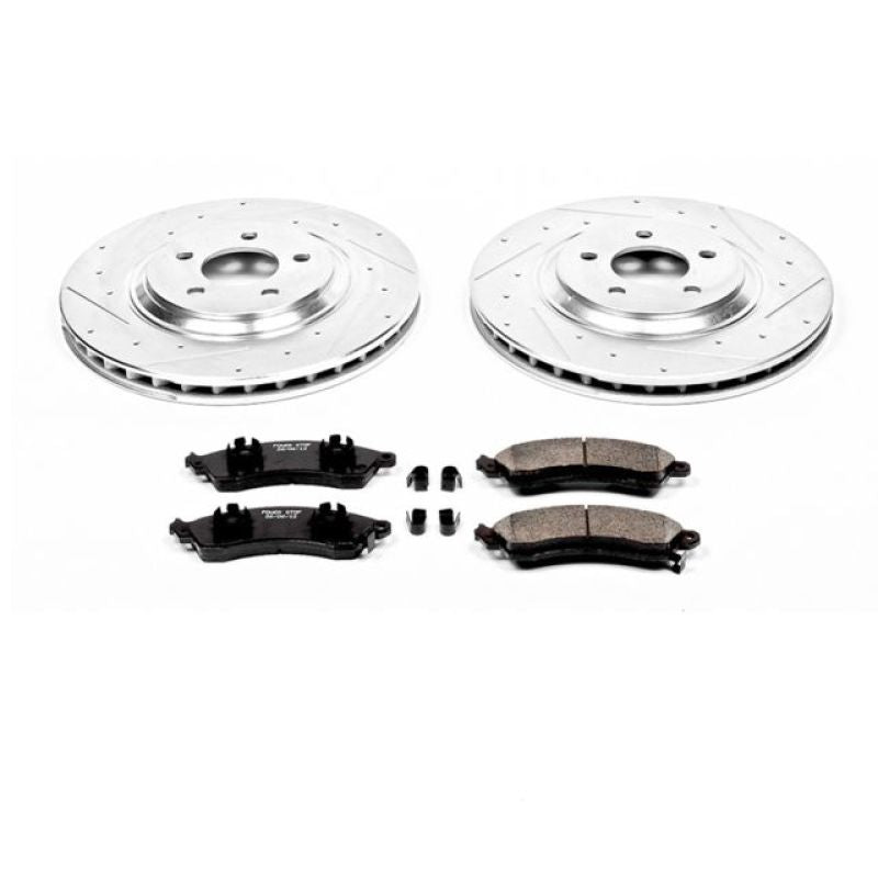 PowerStop K1304 fits Ford 94-99 Mustang Front Z23 Evolution Sport Brake Kit