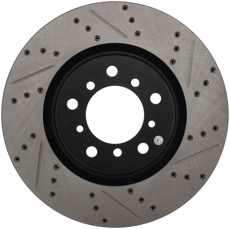 Stoptech 127.34058L Slotted & Drilled Sport Brake Rotor