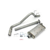 JBA 40-9015 00-04 fits Toyota Tacoma (Xtra Cab) 3.4L 409SS Pass Side Single Exit Cat-Back Exhaust