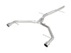 AFE 49-36419-P rce XP 3in-2.5in SS Exhaust Axle-Back 17-19 fits Audi A4 (B9) L4