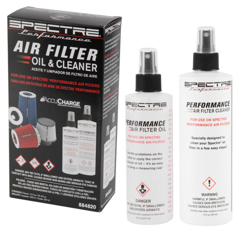 Spectre 884820 Accucharge Kit for HPR Filters - Clear