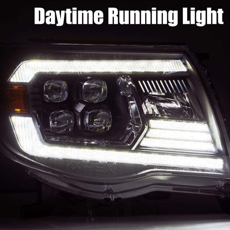 AlphaRex 880742 fits Toyota 05-11 Tacoma NOVA LED Projector Headlights Plank St