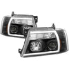 Spyder 5084484 fits Ford 04-08 F-150 Projector Headlights - Light Bar DRL - Bla