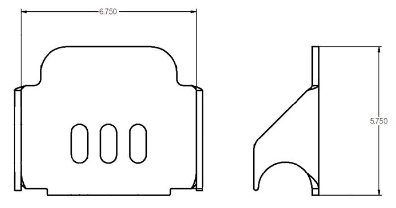 Ridetech 90000274 Big Bridge Lower Airspring Mount