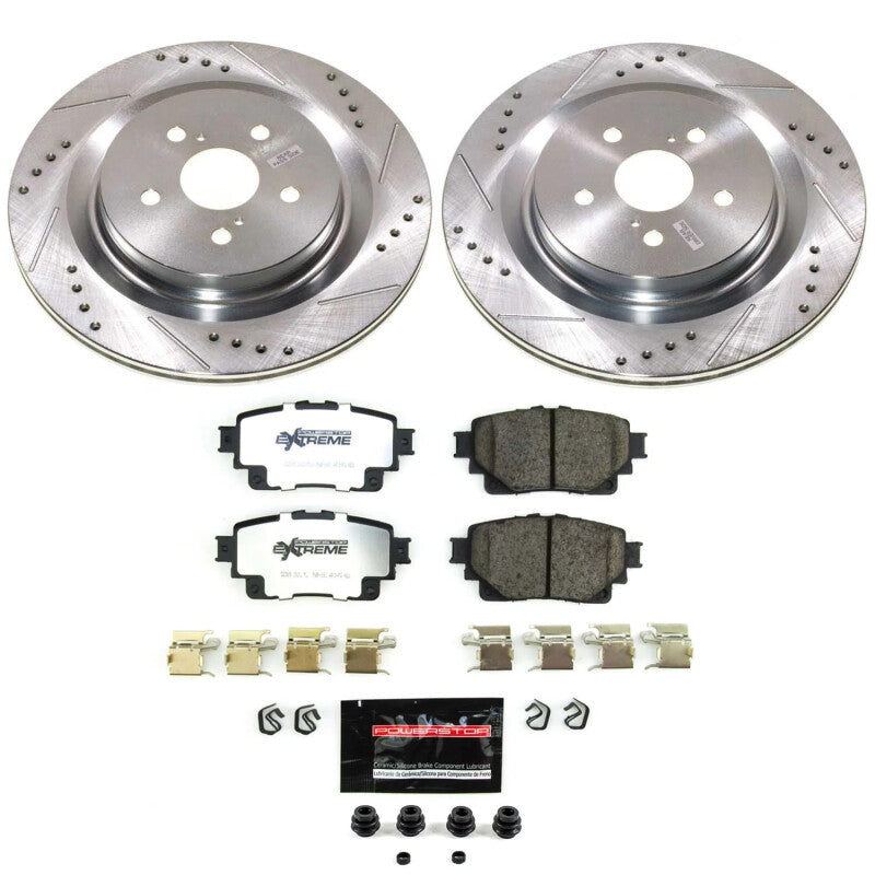 Power Stop K8773-36 20-22 fits Toyota Highlander Rear Z36 Truck & Tow Brake Kit