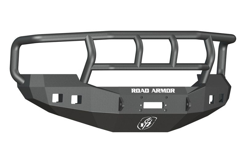 Road Armor 605R2B 05-07 fits Ford F-250 Stealth Front Winch Bumper w/fits Titan II Guard Wide Flare - Tex Blk