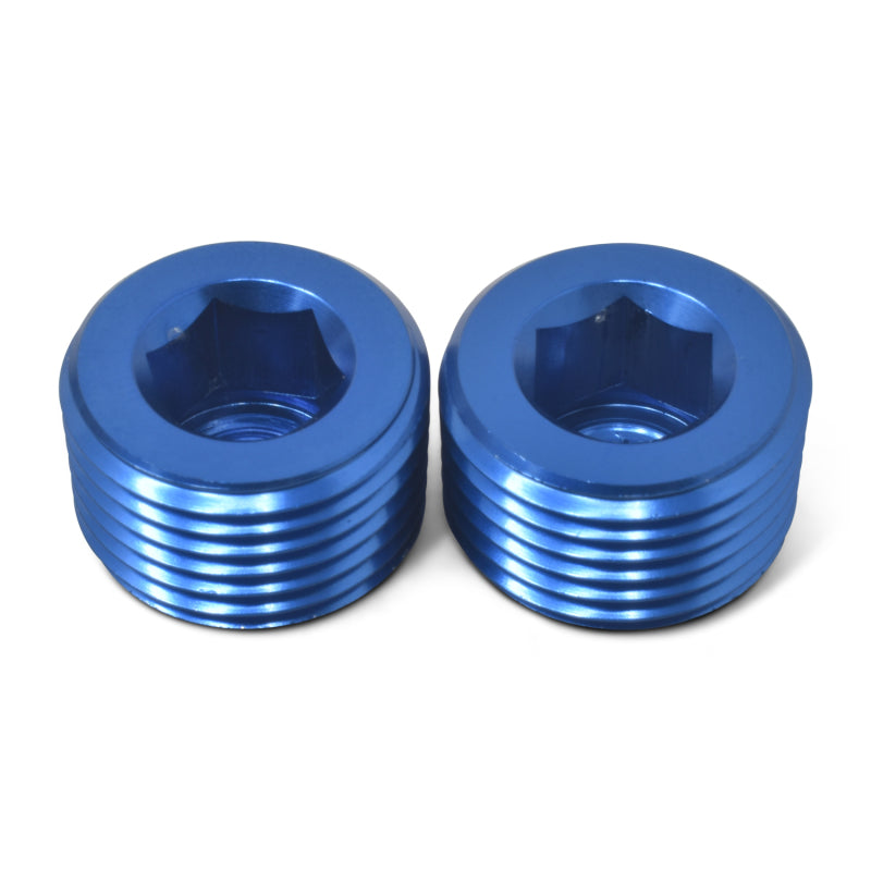 Russell 662040 Performance 1/4in Allen Socket Pipe Plug (Blue)