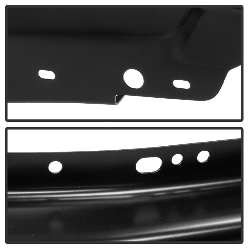 Spyder 9948466 fits Ford 09-14 F150 w/o Fog Light Hole Front Bumper - Black (OE