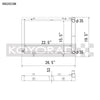 Koyo RH020539N fits Nissan 240SX V8 Swap/KA24 Turbo Radiator