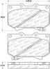 Stoptech 308.0812 Street Brake Pads