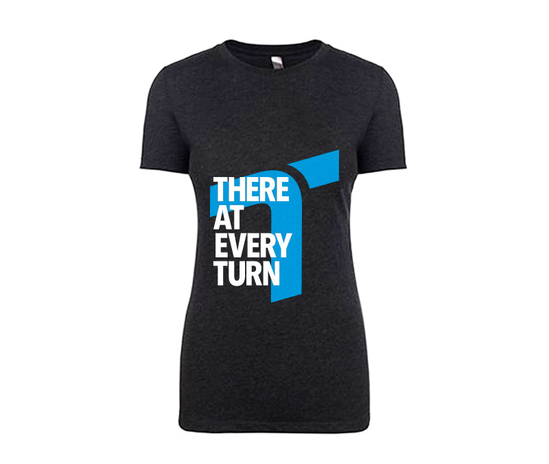 Turn 14 Distribution 9044 Ladies Black T-Shirt - XL