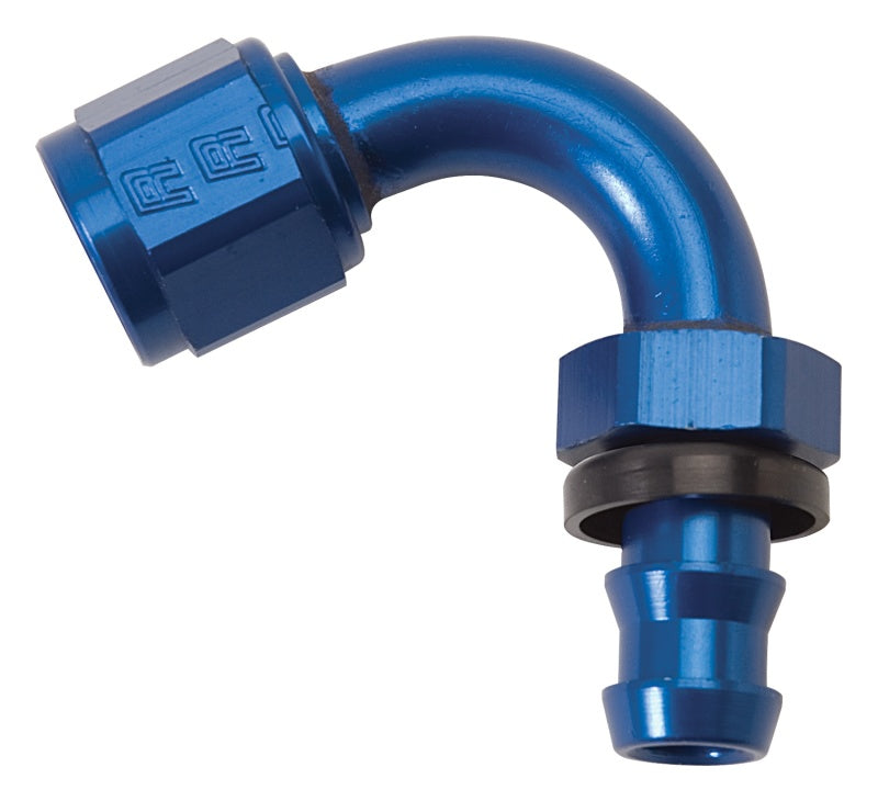 Russell 626030 Performance -6 AN Twist-Lok 150 Degree Hose End (9/16in Radius)