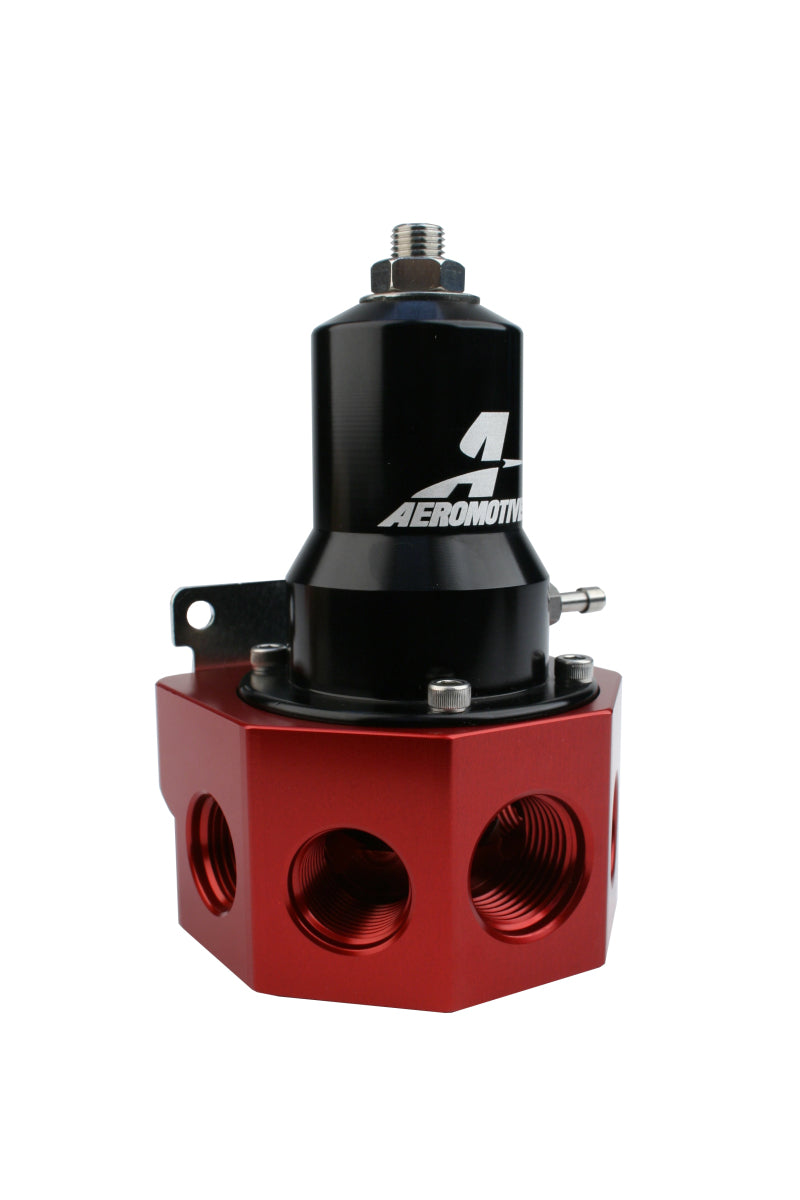 Aeromotive 13133 Regulator - 0 PSI - .500 Valve - 4x AN-08 and AN-10 inlets / A