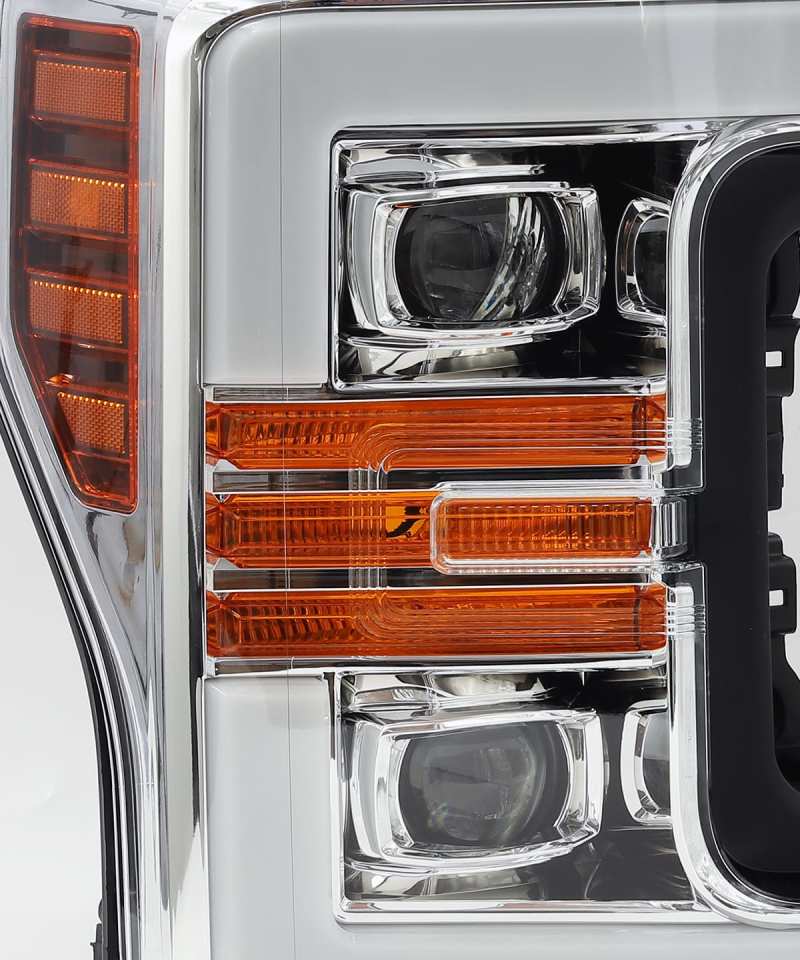 AlphaRex 880107 fits Ford 17-19 F-250 SD PRO-Series Proj Headlights Plank Style