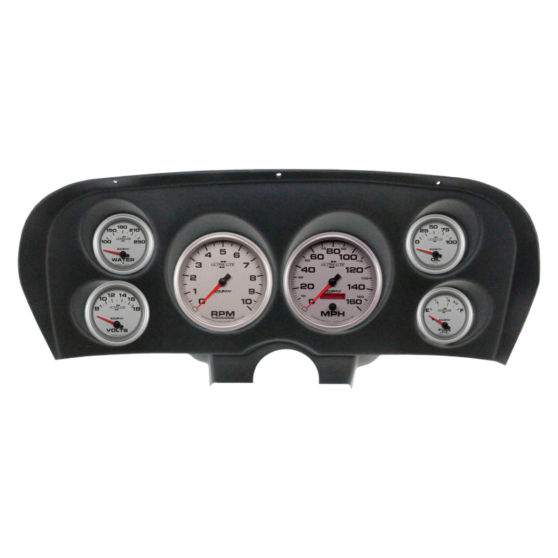 AutoMeter 2936-14 Autometer Ultra-Lite II Direct Fit Dash Kit 69-70 fits Ford Mustang (2 x 5in. / 4 x 2-5/8in.)