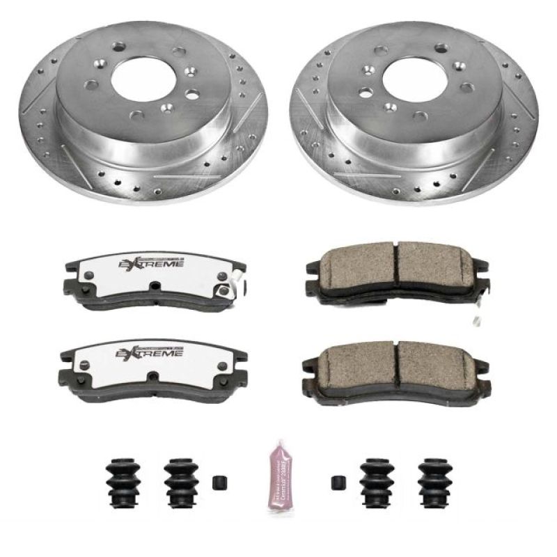 PowerStop K1440-26 08-09 fits Buick Allure Rear Z26 Street Warrior Brake Kit