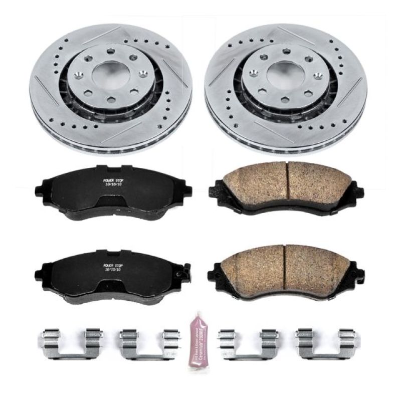 PowerStop K5893 fits Chevrolet 04-11 Aveo Front Z23 Evolution Sport Brake Kit