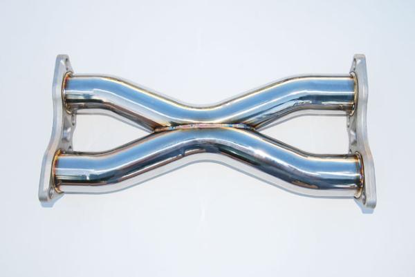 Invidia HS03IG3GID 03-08 fits Infiniti G35 Coupe Gemini Rolled Titanium Tip Cat-
