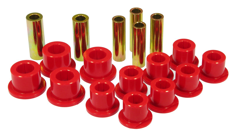 Prothane 6-1026 fits Ford 99-04 F250 SD 4wd Rear Leaf Spring Bushings - Red