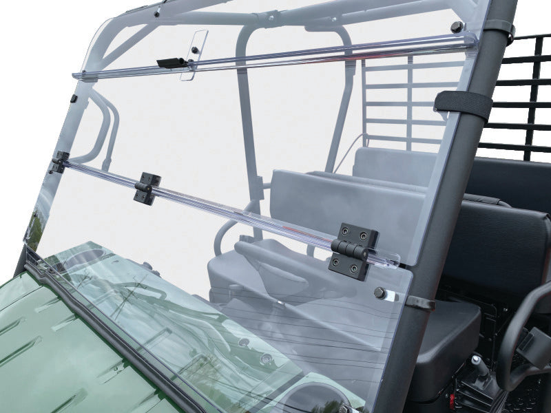 QuadBoss 375789 fits Kawasaki KAF620M Mule 4010 4x4 Windbreak Folding Windshield