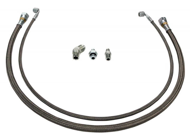 Wehrli WCF100379 Oil Line Kit S400 Twin/Comp Turbo LML Duramax