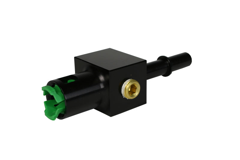 Aeromotive 15121 3/8in Quick Connect with AN-08 port and 1/8in gauge port