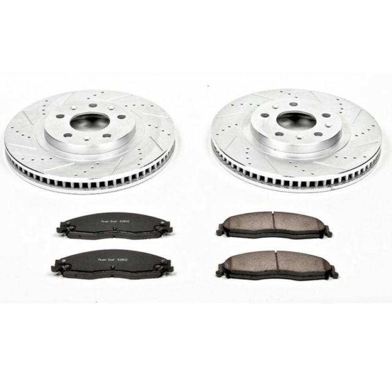 PowerStop K1419 fits Cadillac 03-07 CTS Front Z23 Evolution Sport Brake Kit
