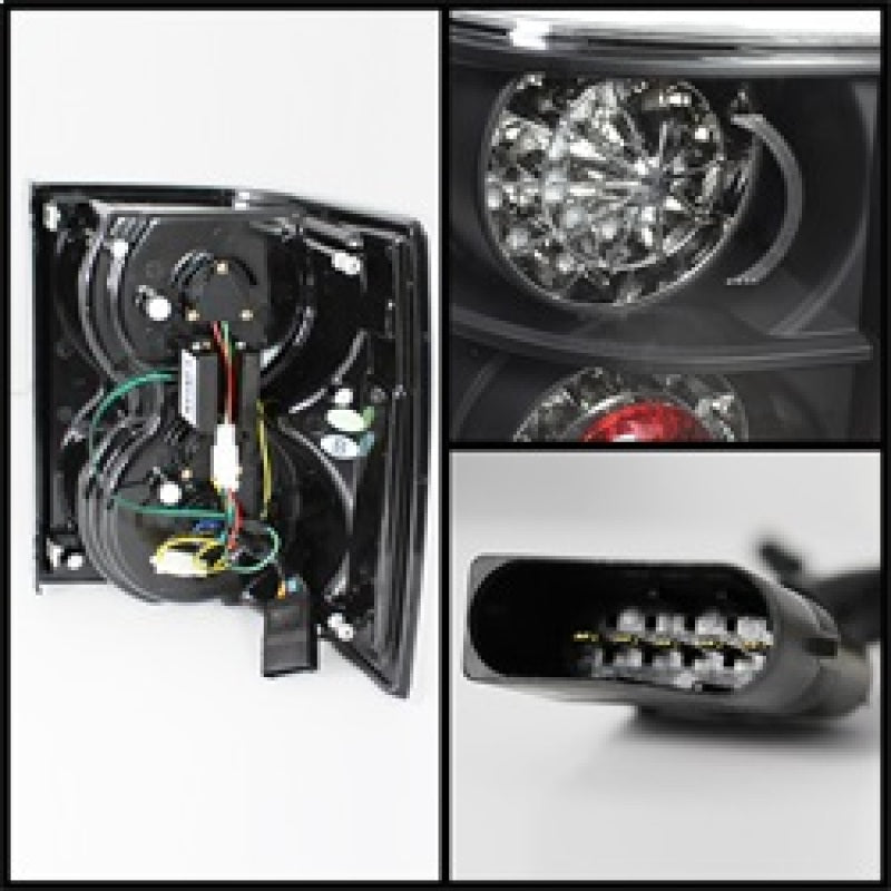 Spyder 5070111 fits Land Rover 03-05 Range Rover HSE LED Tail Lights Black ALT-