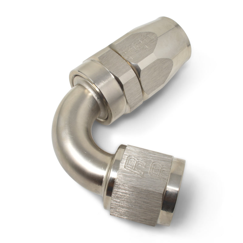 Russell 613401 Performance -6 AN Endura 120 Degree Full Flow Swivel Hose End (With 9/16in Radius)