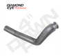 Diamond Eye Performance 124011 Diamond Eye 00-03 fits Ford 7.3L Diesel E-Series Van w/ Auto Trans/ Non-Catalyst 4in Aluminum Downpipe