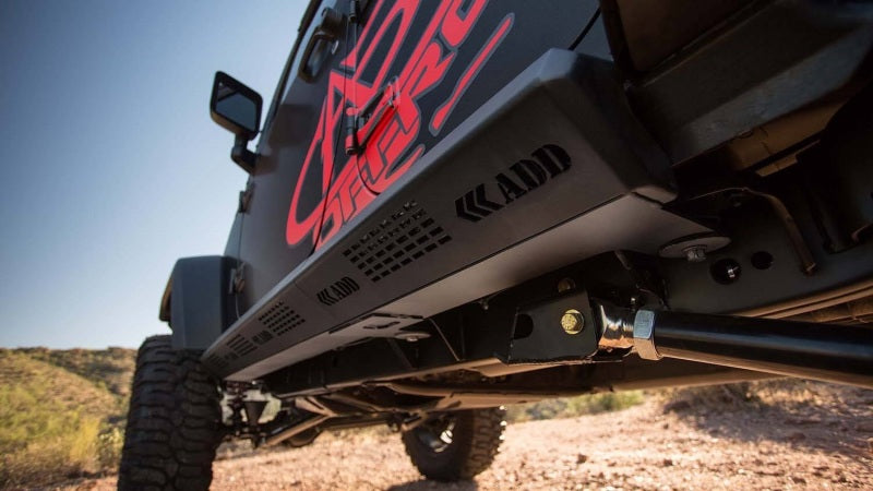 Addictive Desert Designs S9515215501NA fits Jeep 07-18 Wrangler JK 4 Door Stealth Fighter Side Steps w/ ADD Logo