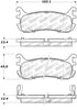 Stoptech 308.0636 Street Touring 94-97/99-05 Miata w/ Normal Suspension Rear Brake Pads D636