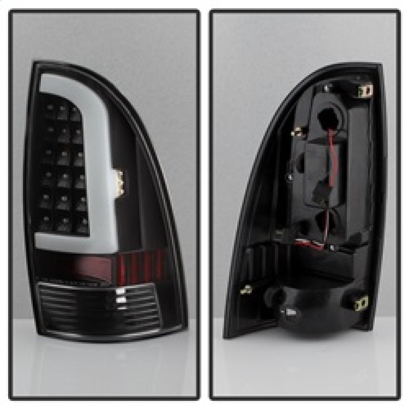 xTune 5082121 fits Toyota Tacoma 05-15 Tail Lights - Light Bar LED - Black ALT-