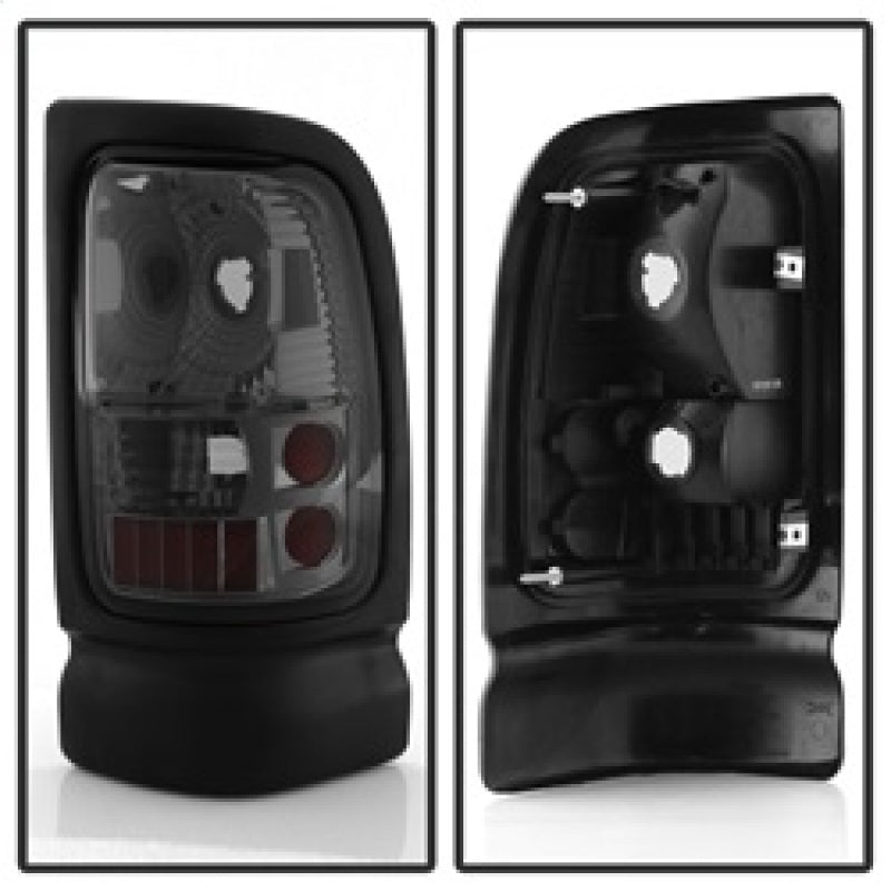 5012814 Xtune fits Dodge 94-01 Ram 1500/2500/3500 Euro Style Tail Lights Smoke