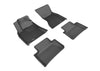 3D MAXpider 2018-2020 fits Kia Stinger Rwd Kagu 1st Row Floormat - Black