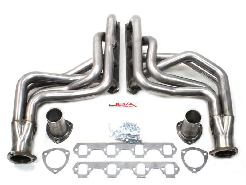 JBA 6612S fits Ford 65-73 Mustang 260-351W (w/Mustang II Suspension) 1-3/4in Primary Raw 409SS Long Tube Header