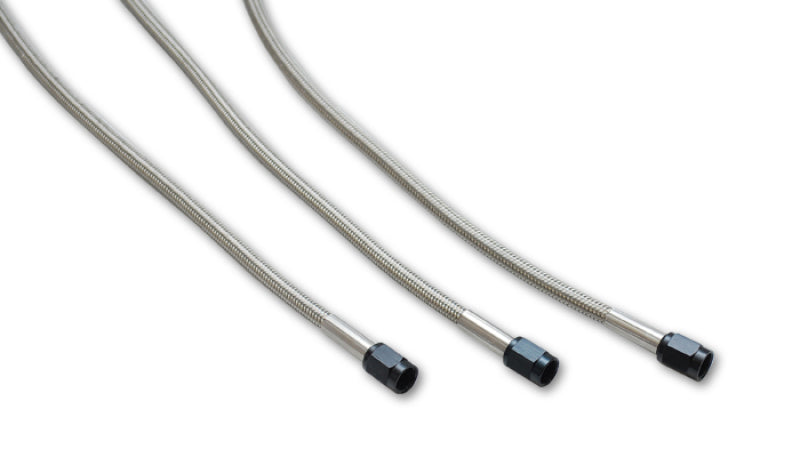Vibrant 10271 il Feed Kit 3ft Teflon lined S.S. hose with two -3AN female fitti