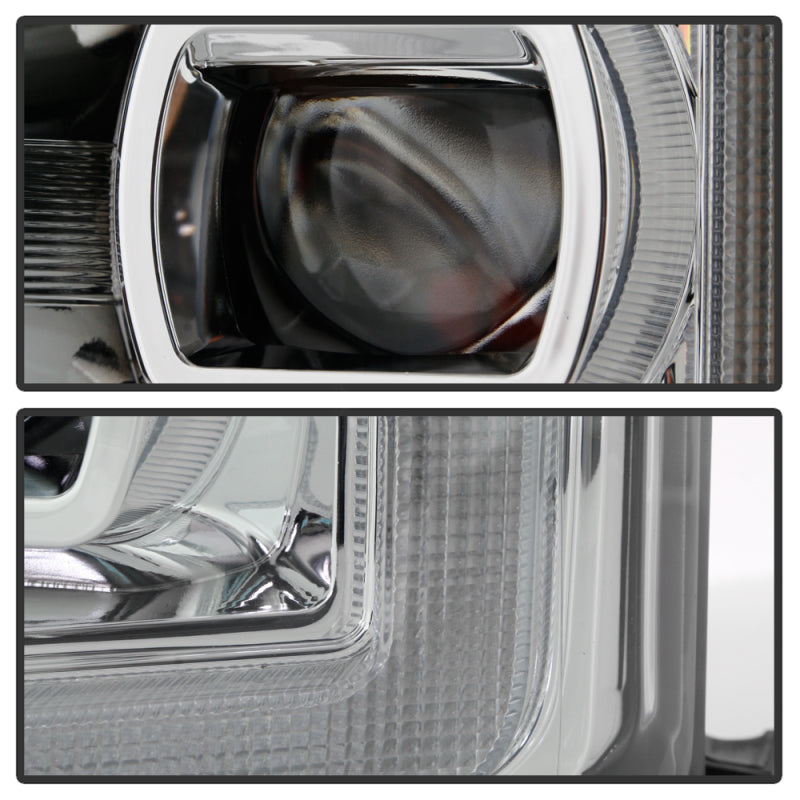 Spyder 5087447 fits Ford 17-18 F-250/F-350/F450 Full LED Headlights Black PRO-Y