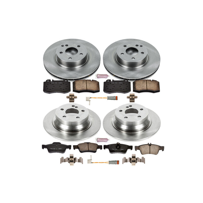 Power Stop fits Mercedes-Benz E350 Front and Rear Autospecialty Brake Kit
