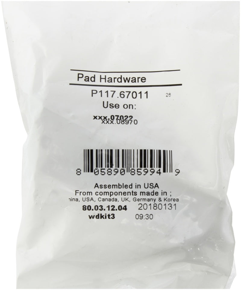 Stoptech 308.0897 Street Brake Pads
