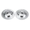 PowerStop fits Mazda 01-05 Miata Rear Evolution Drilled & Slotted Rotors - Pair