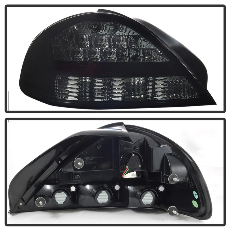 Spyder 5084309 fits Pontiac 99-05 Grand Am LED Tail Lights - Black Smoke