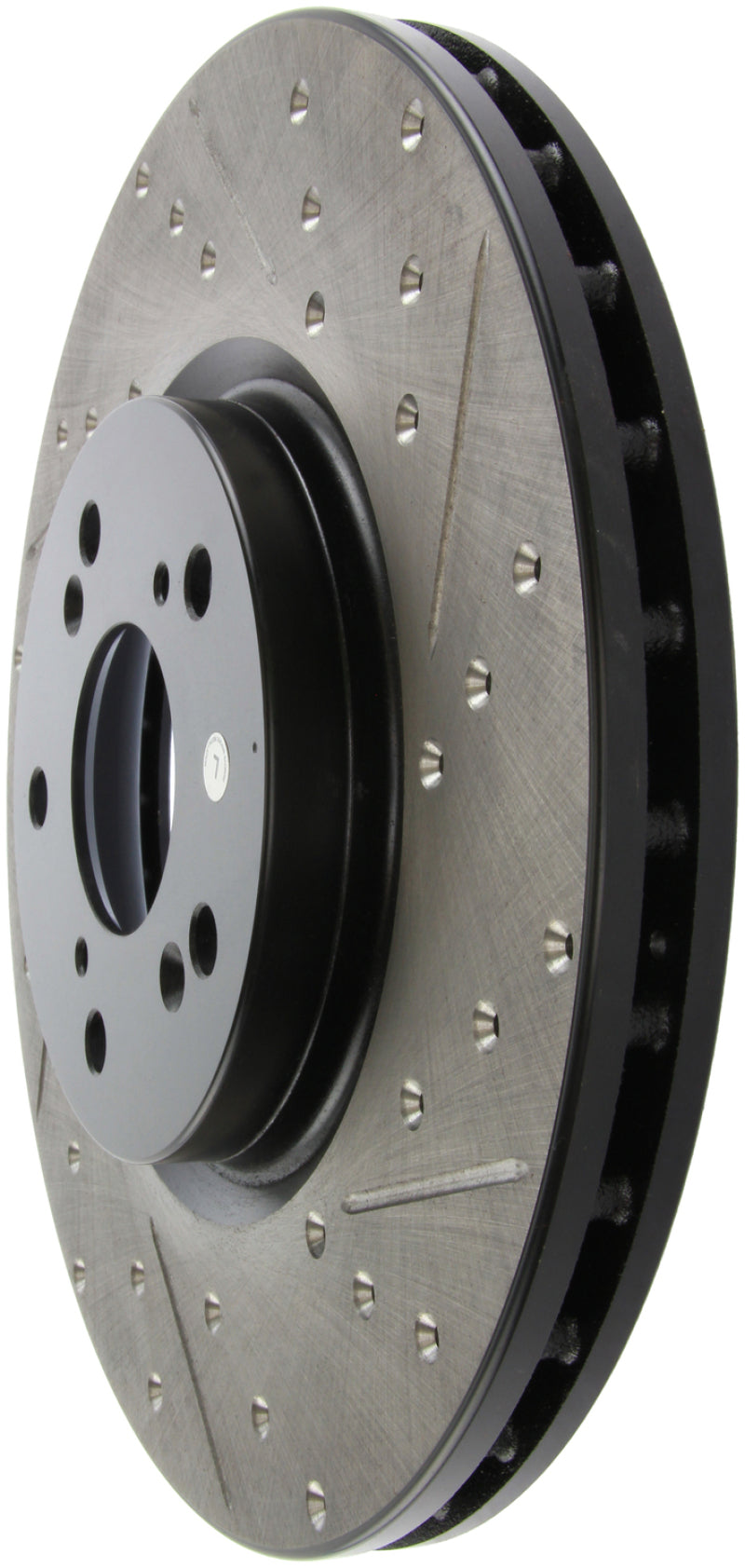 Stoptech 127.40062L 04-08 fits Acura TL (Brembo Caliber) SportStop Slotted & Drilled Left Front Rotor