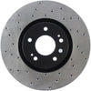 Stoptech 128.46064R 03-06 Mitsubishi Lancer Evo AWD Drilled Right Front Rotor