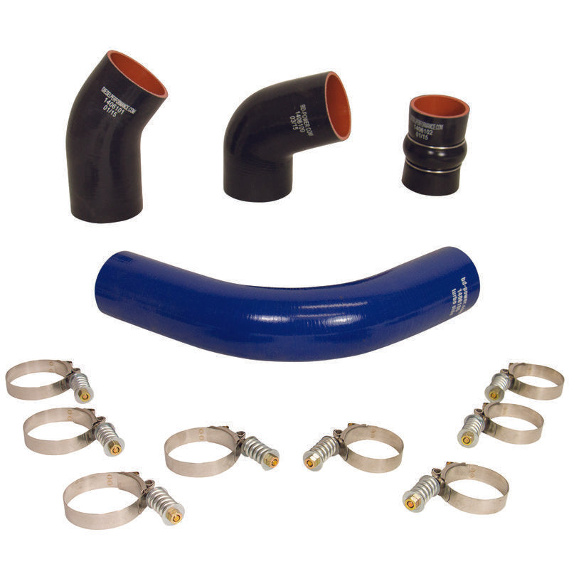 BD Diesel 1046275 Intercooler Hose & Clamp Kit - 2004 fits Chevy 01-20 LB7 Duram