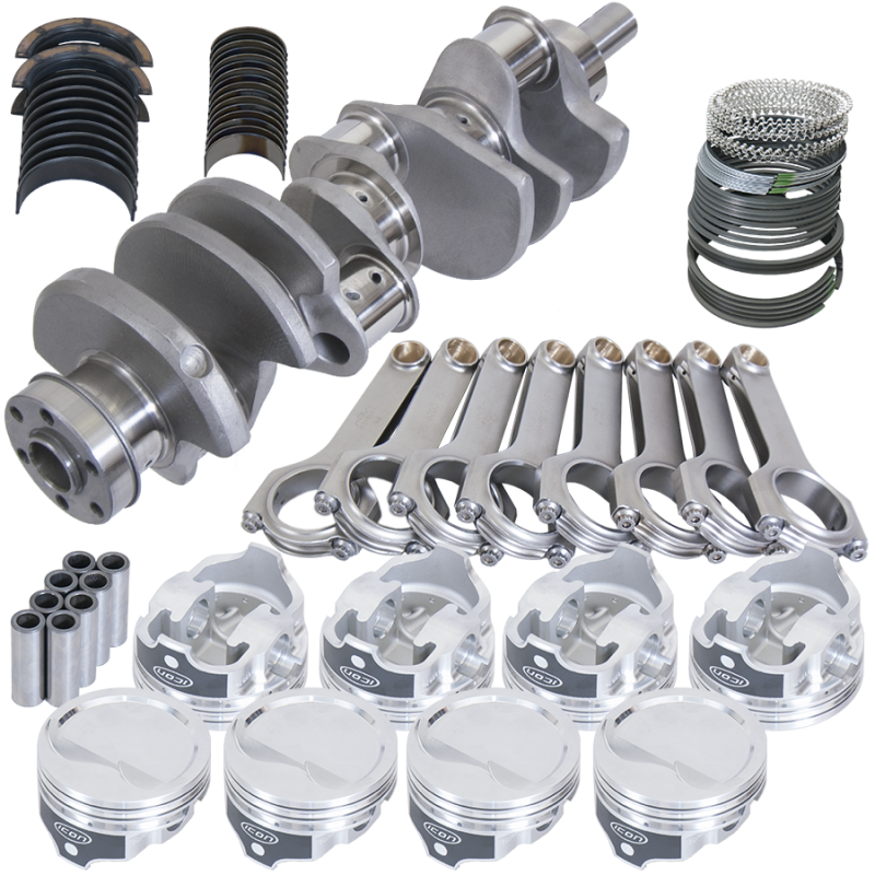 Eagle 14137030 fits Ford 351W 4.000in Crank 6.200in H-Beam -15.8cc Inv Dome 4.030in Pistons Rotating Assembly