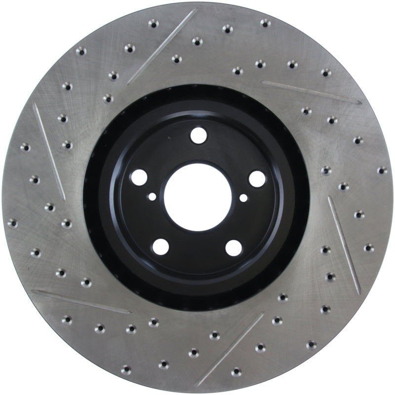 Stoptech 127.44184L 14 Lexus IS Slotted & Drilled Front Left Rotor