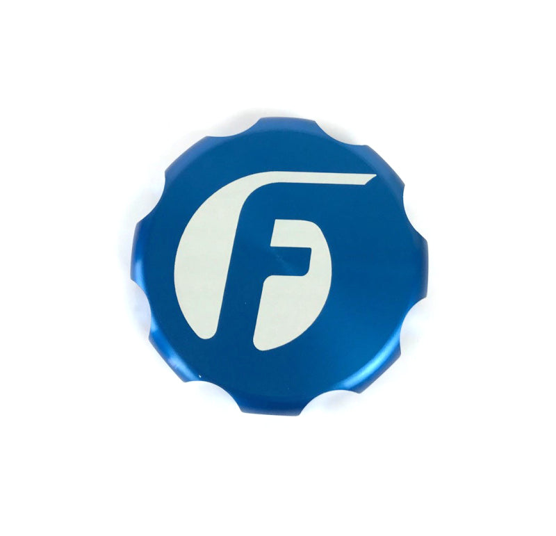 Fleece Performance FPE-OC-CR-F-BLU 016 Cummins Billet Oil Cap Cover - Blue
