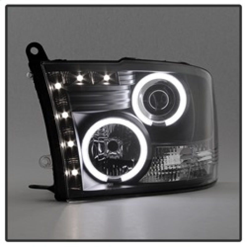 Spyder 5030320 fits Dodge 09-14 Ram 1500 Projector Headlights Halogen- CCFL Hal