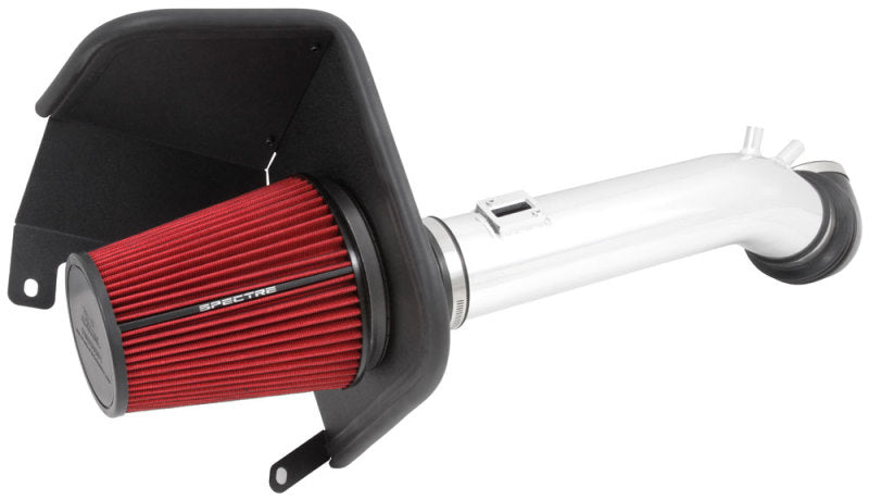 Spectre 9006 14-15 fits GM Silverado/fits Sierra V8-5.3L F/I Air Intake Kit - Polished w/Red Filter